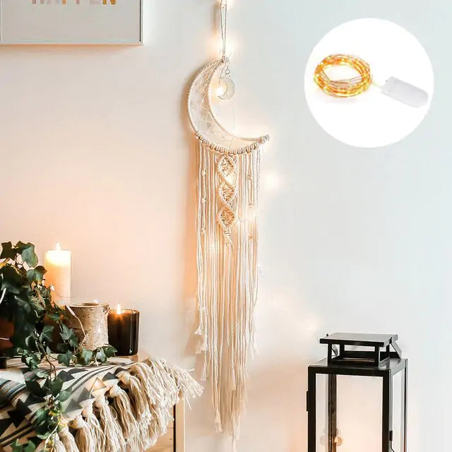 Whimsical and Beautiful Woven Hanging Decor