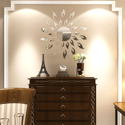 Sun Shaped Wall Decor Decal Stickers