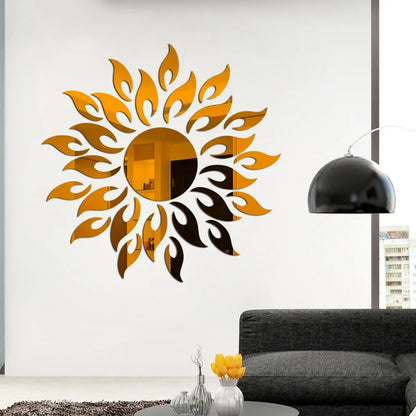 Sun Shaped Wall Decor Decal Stickers