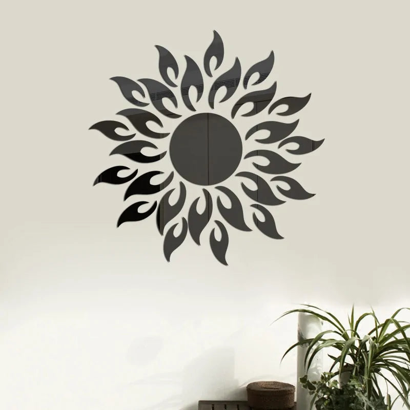 Sun Shaped Wall Decor Decal Stickers