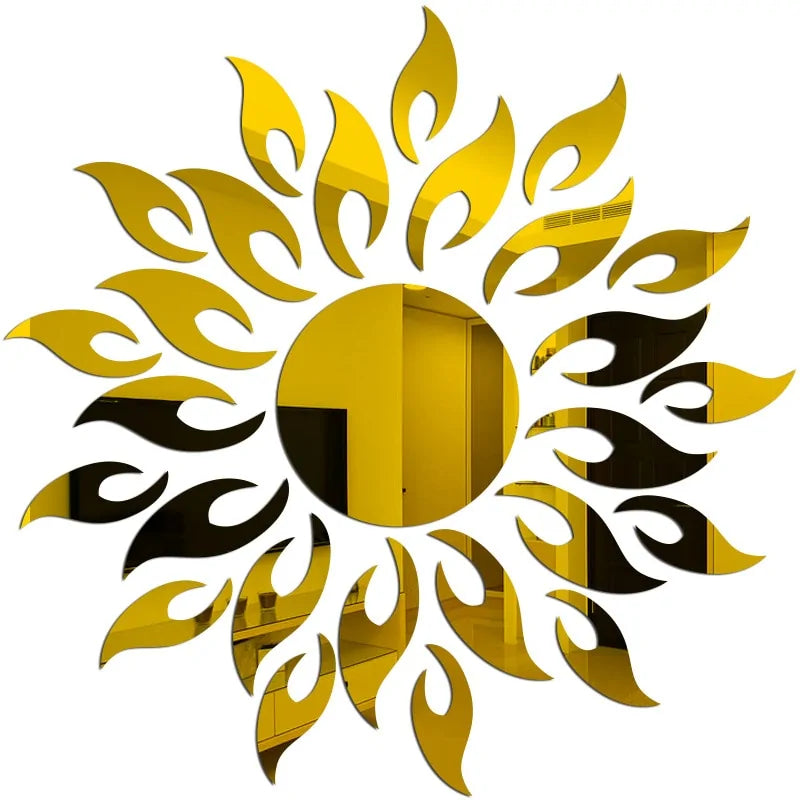 Sun Shaped Wall Decor Decal Stickers