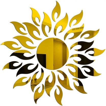 Sun Shaped Wall Decor Decal Stickers
