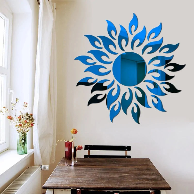 Sun Shaped Wall Decor Decal Stickers
